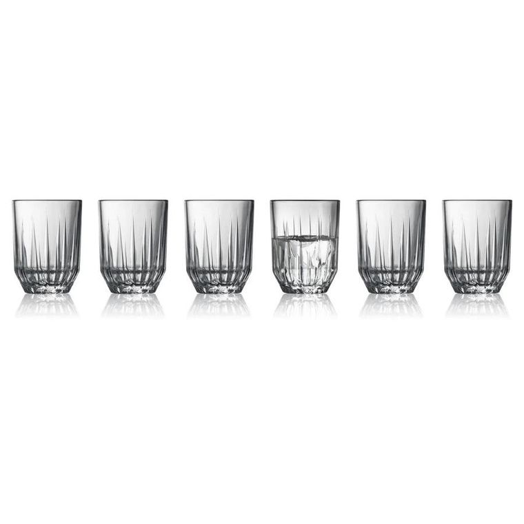 Lyngby Glas, Astrid, szklanki do wody, 250 ml, 6 szt.