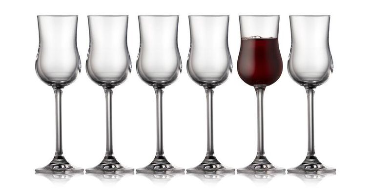 Lyngby Glas, kieliszki do wina deserowego, Juvel, 90 ml, 6 szt.