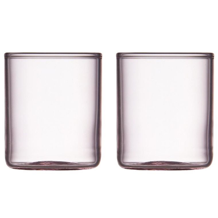 Lyngby Glas, Torino, kieliszki do wódki, różowe, 55 ml, 2 szt.