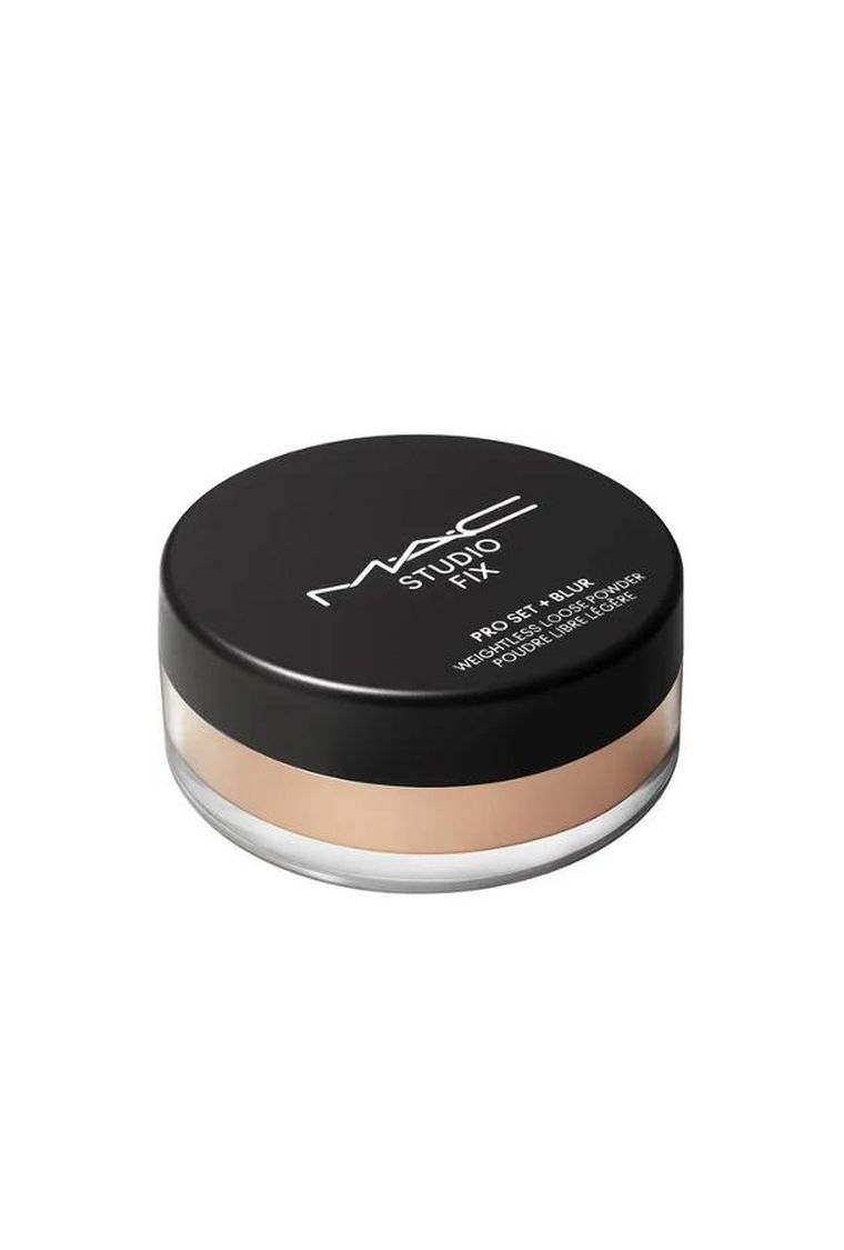 MAC, Studio Fix Pro Set + Blur Weightless Loose Powder, puder utrwalająco-matujący, Dark, 6.5g