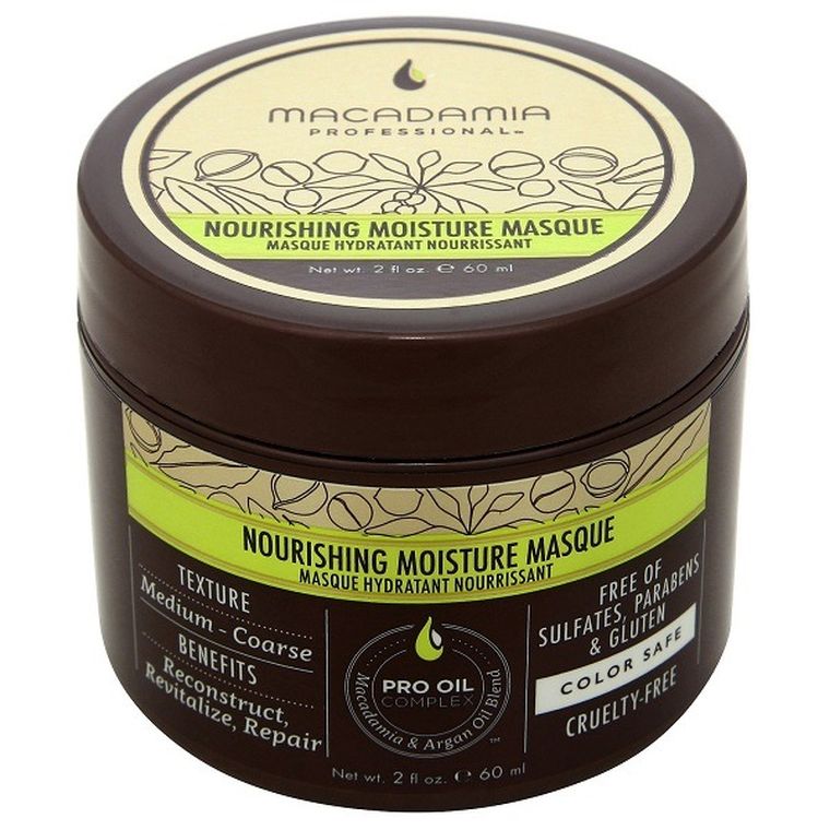 Macadamia Professional, Nourishing Moisture, nawilżająca maska do włosów, 60 ml