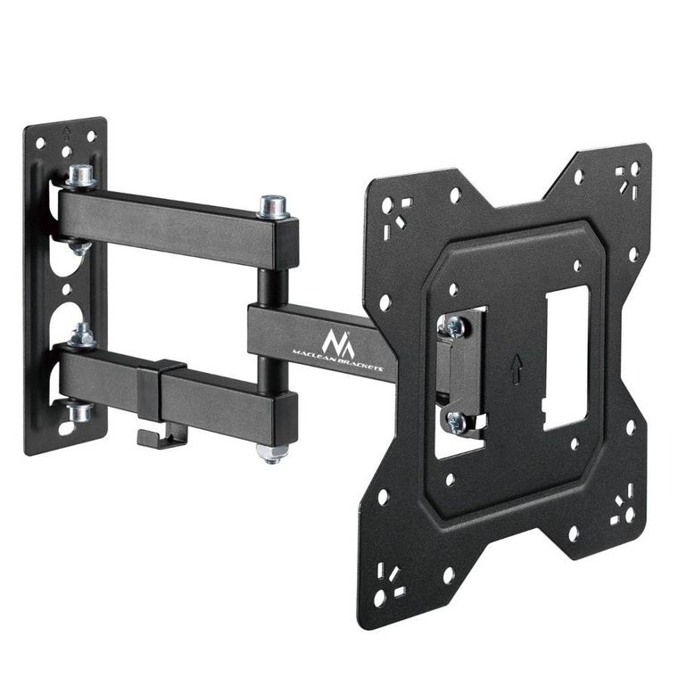 Maclean, uniwersalny uchwyt tv/monitor, max VESA 200X200, 23-43", czarny, do 30 kg