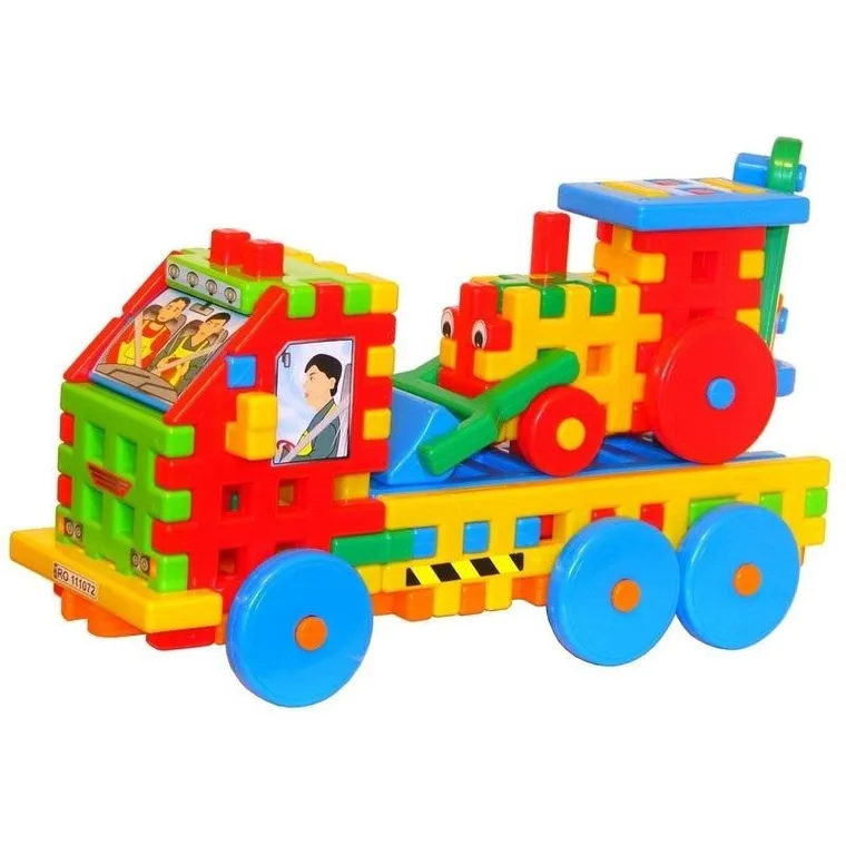 Macyszyn Toys, klocki konstrukcyjne, Ciężarówka z koparką