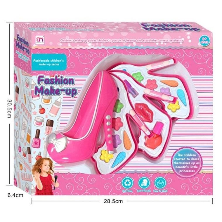 Macyszyn Toys, paletka do makijażu, zestaw kosmetyków, bucik