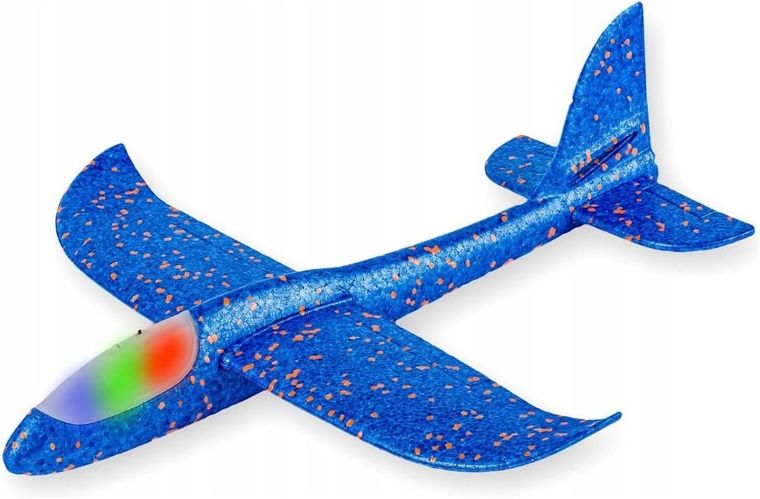 Macyszyn Toys, samolot styropianowy ze światłem