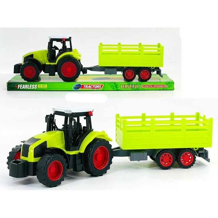 Macyszyn Toys, traktor z przyczepą, pojazd rolniczy