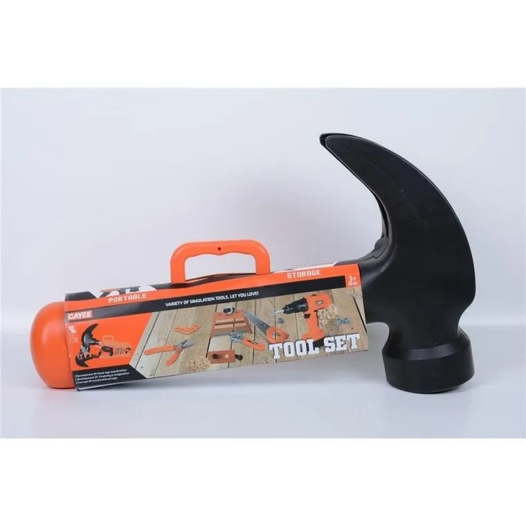 Macyszyn Toys, zestaw narzędzi budowlanych w dużym młotku
