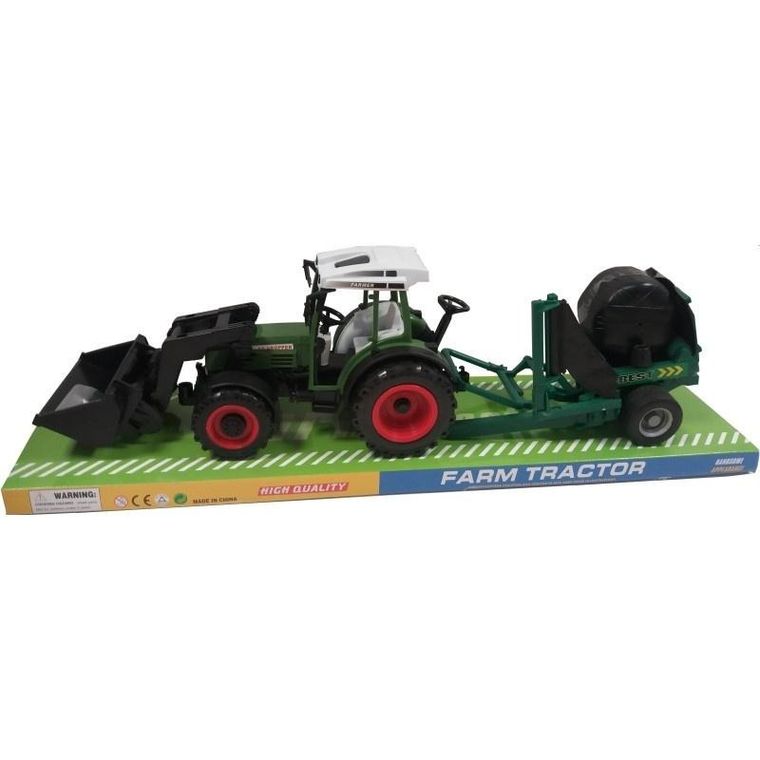 Macyszyn, traktor z przyczepą, pojazd rolniczy