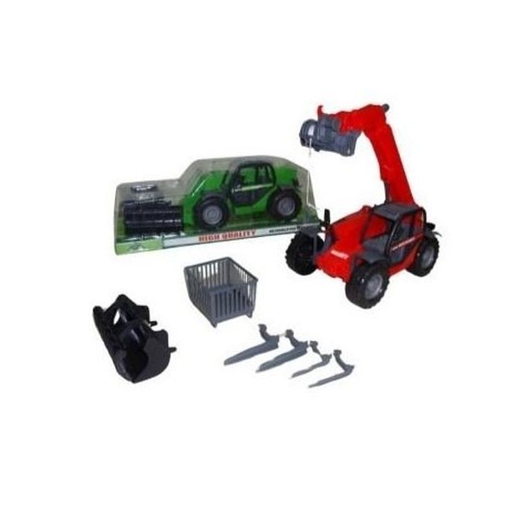 Macyszyn, traktor z przyczepą, pojazd rolniczy