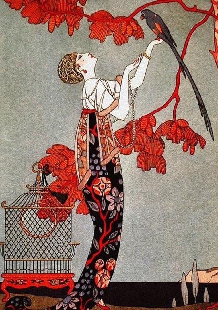 Madame Treacle, karnet B6 z kopertą, Czerwone drzewo