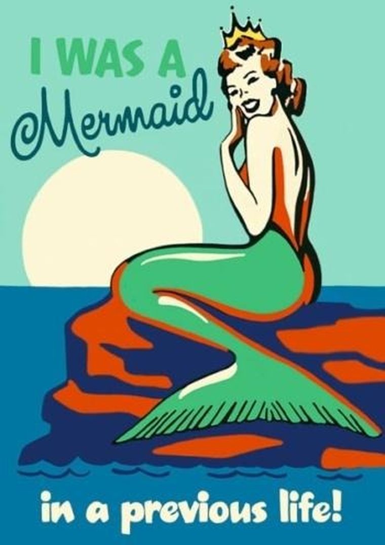 Madame Treacle, karnet z kopertą B6, Byłam syreną