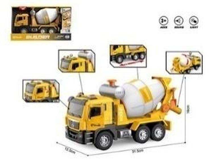 Madej, auto betoniarka, pojazd interaktywny, 1:10