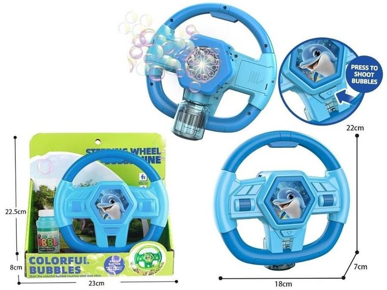 Madej, Delfin, kierownica na bańki mydlane