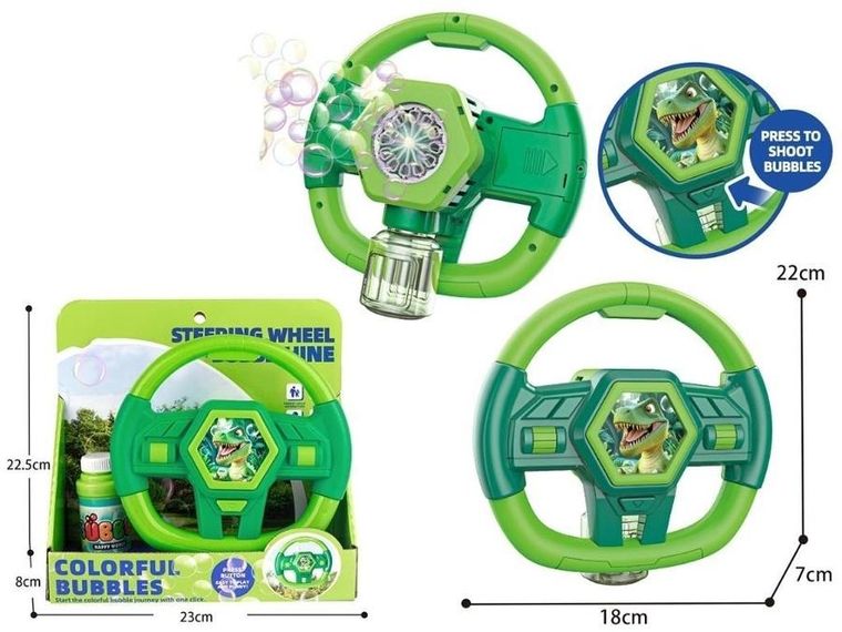 Madej, Dino, kierownica na bańki mydlane