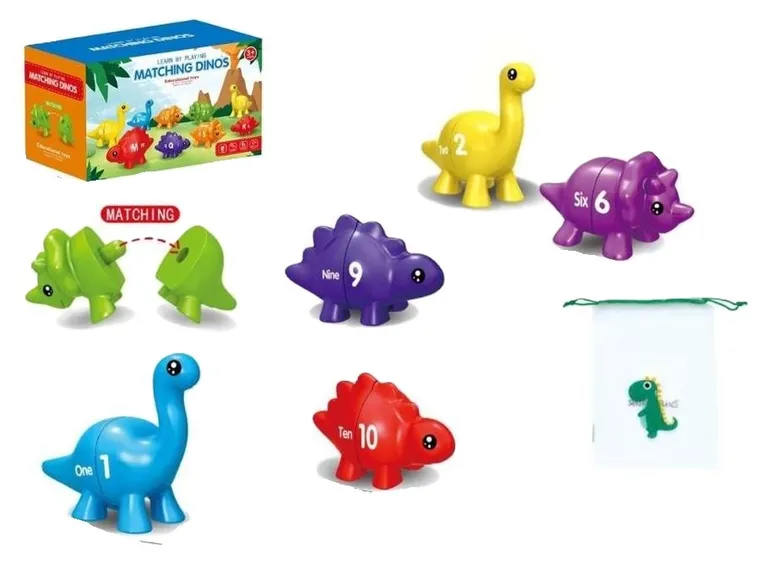 Madej, Dinozaury Cyferki, zestaw figurek edukacyjnych