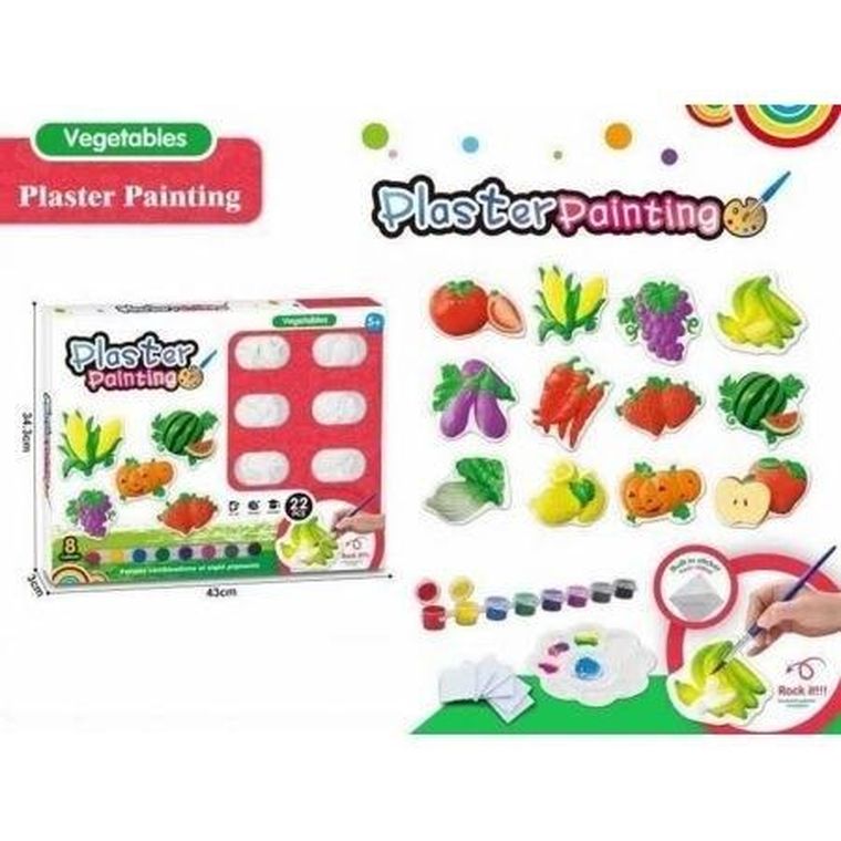 Madej, figurki gipsowe do malowania, warzywa