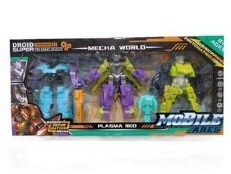 Madej, figurki transformujące, 3 szt.