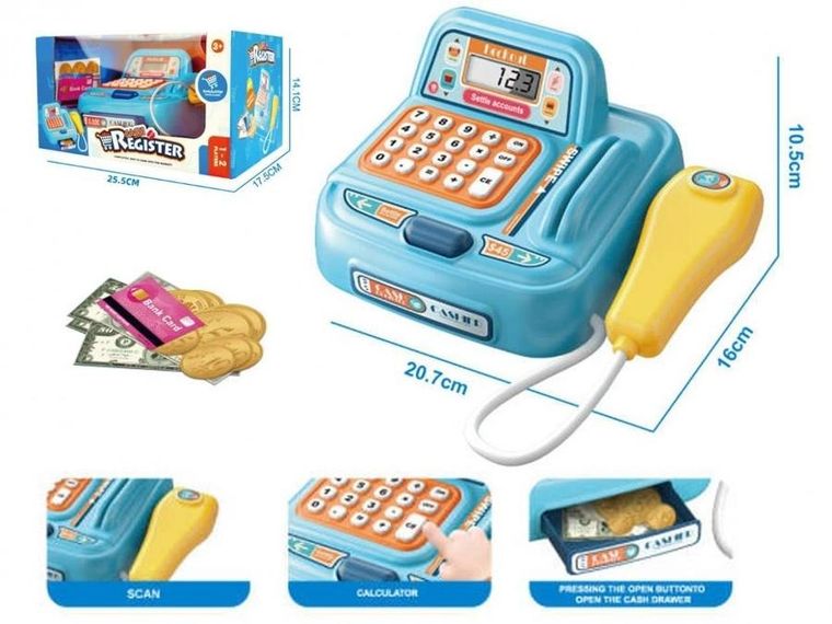 Madej, kasa sklepowa z kalkulatorem, interaktywna