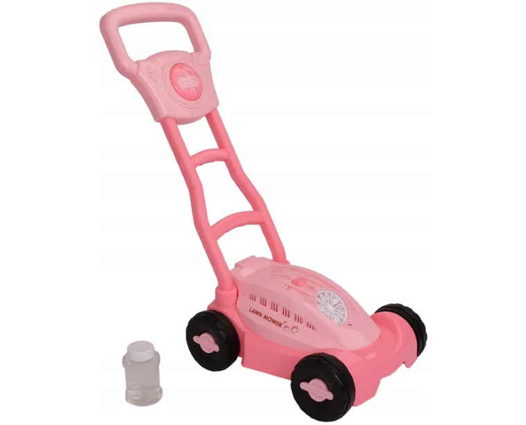 Madej, kosiarka na bańki ze światłem, różowa