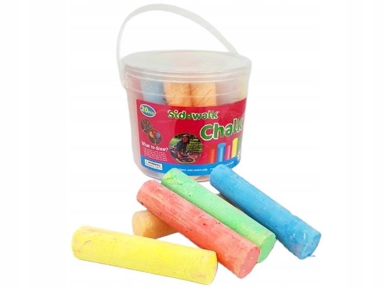 Madej, kreda chodnikowa, okrągła, 20 kolorów