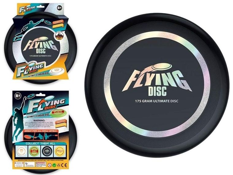 Madej, latający dysk frisbee z hologramem, 24 cm