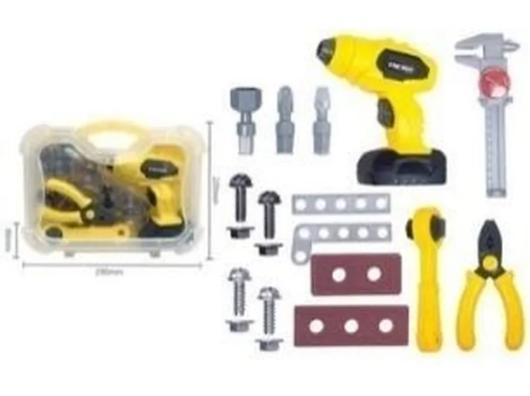 Madej, narzędzia w walizce, z wkrętarką