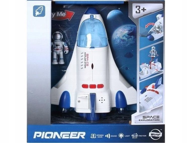 Madej, Rakieta kosmiczna z figurką, pojazd interaktywny