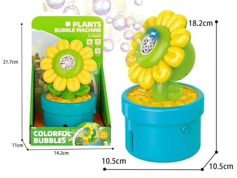 Madej, Słonecznik, maszyna do baniek mydlanych, 80 ml