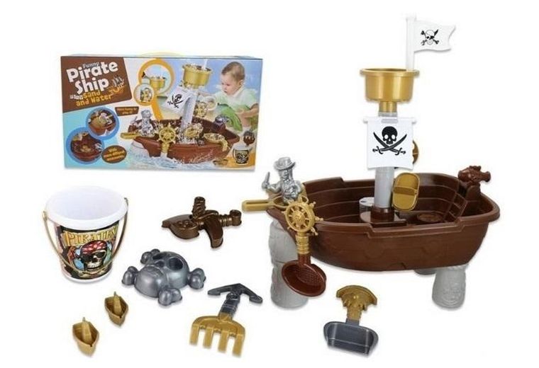 Madej, Statek piracki, zestaw do piasku