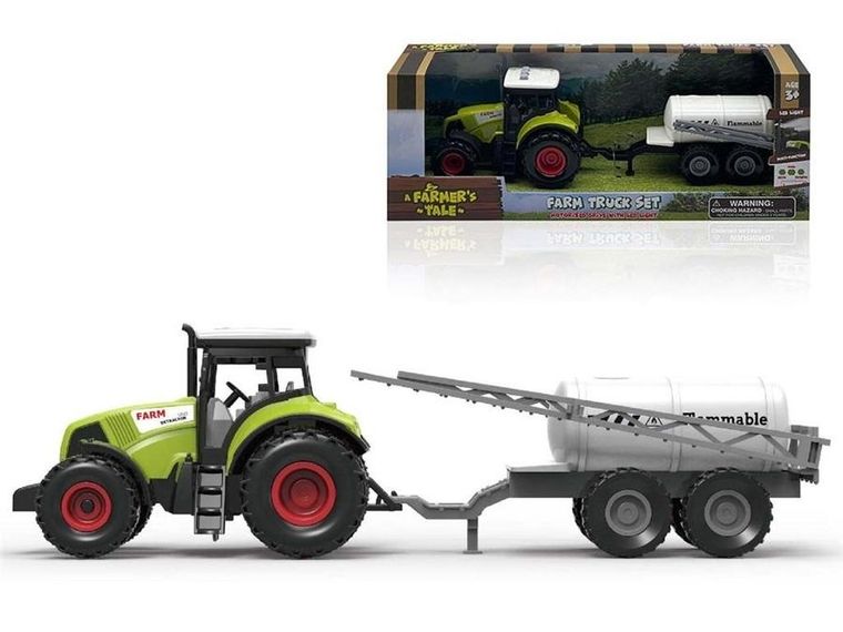 Madej, traktor z przyczepą, pojazd interaktywny