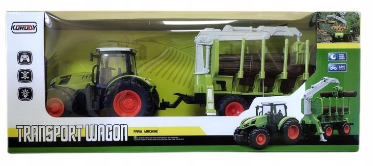 Madej, Traktor z przyczepą, pojazd rolniczy zdalnie sterowany