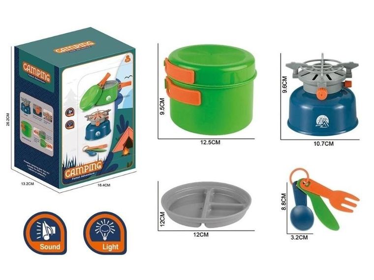 Madej, zestaw turystyczny, ze światłem i dźwiękiem