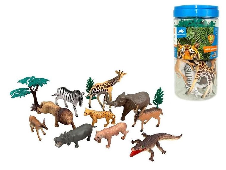 Madej, zwierzęta Safari, 13 szt.