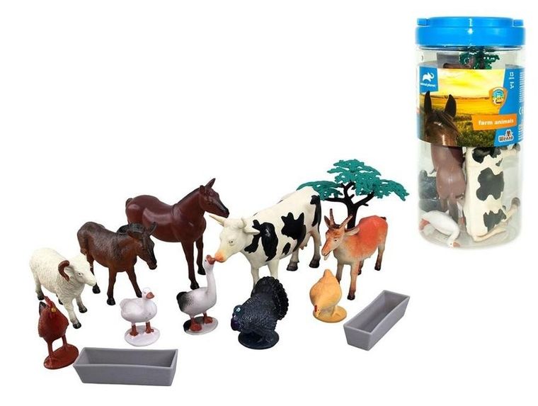 Madej, zwierzęta wiejskie, 13 szt.