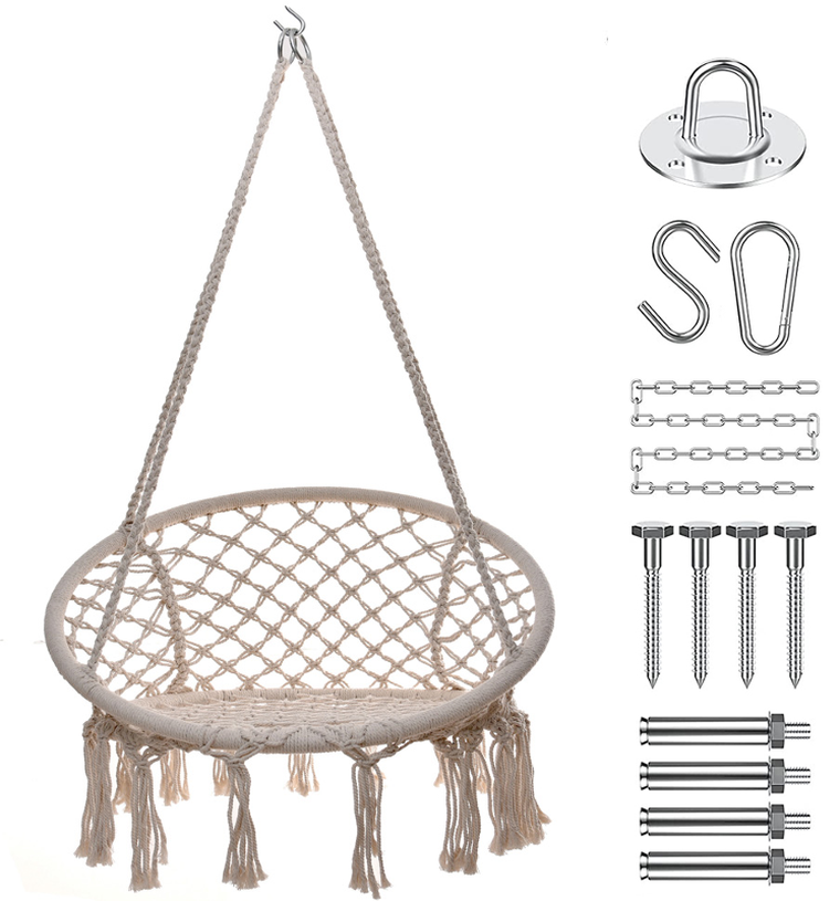 Magboss, Bocianie gniazdo, huśtawka z zestawem montażowym, biała