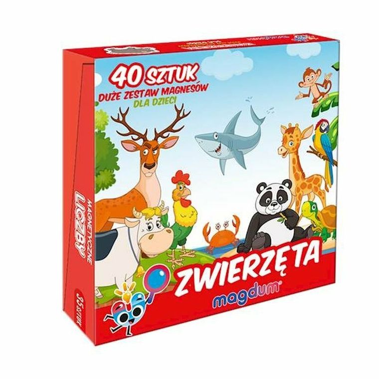 Magdum, Zwierzęta, zestaw magnesów, 40 szt.