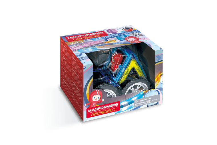 Magformers, Kart Rally Set, klocki magnetyczne, 9 elementów