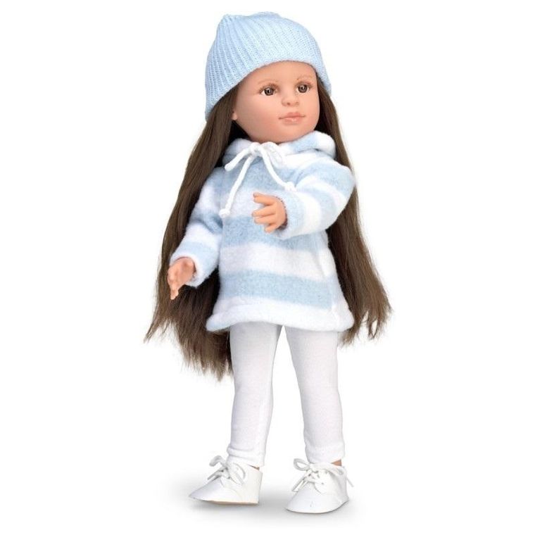 Magic Baby, Nina, lalka, niebieskie ubranko, 42 cm
