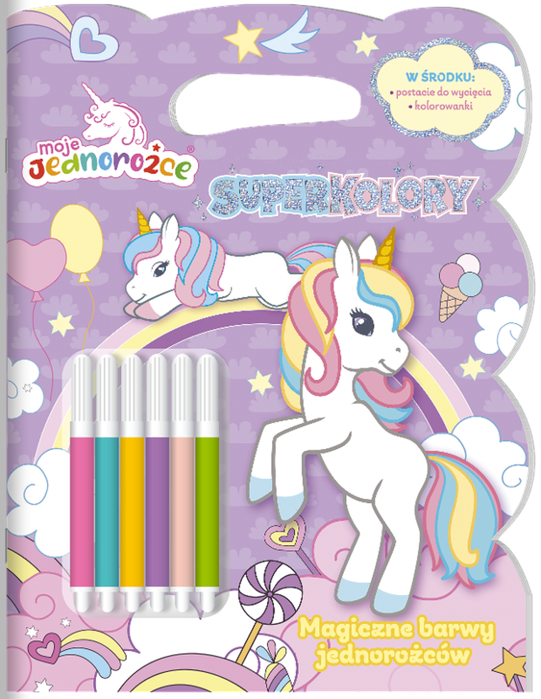 Magiczne barwy jednorożców. Moje jednorożce. Superkolory