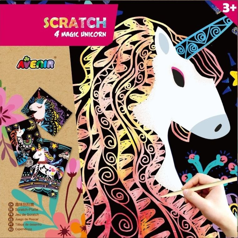Magiczne Jednorożce, zestaw kreatywny, 4 szt.