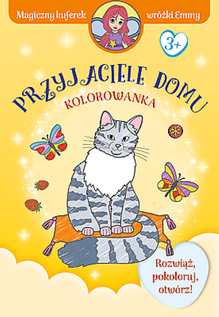 Magiczny kuferek wróżki Emmy. Rozwiąż, pokoloruj, otwórz! Przyjaciele domu