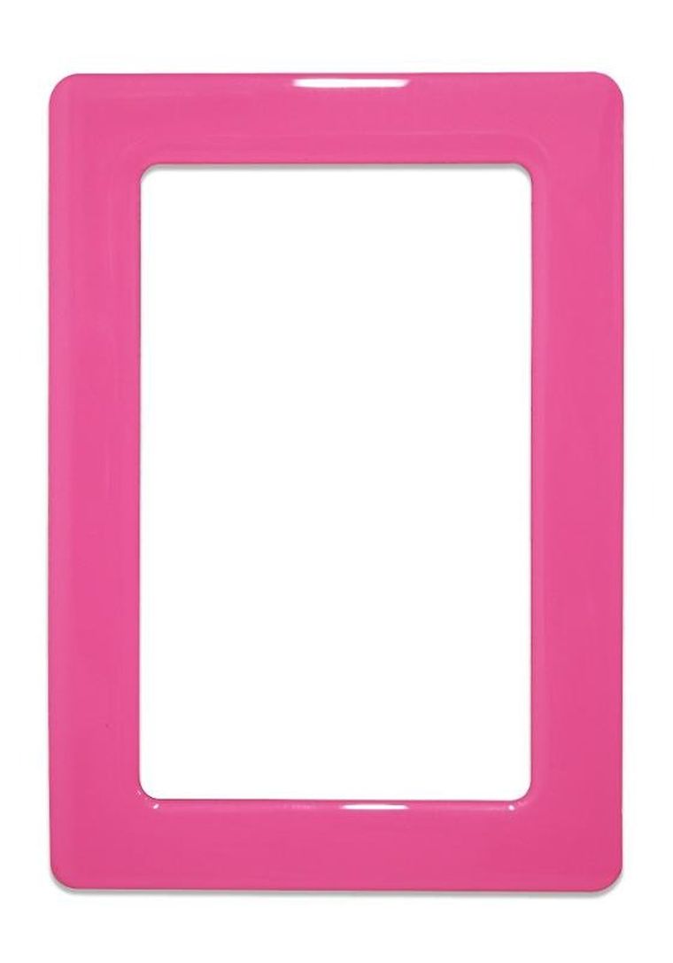 Magnetyczna ramka samoprzylepna, 13-8,1 cm, różowa