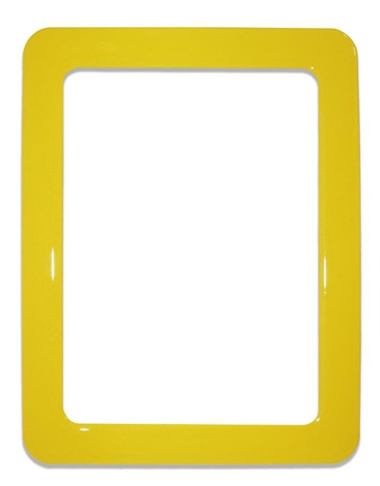 Magnetyczna ramka samoprzylepna, 16-11,8 cm, żółta
