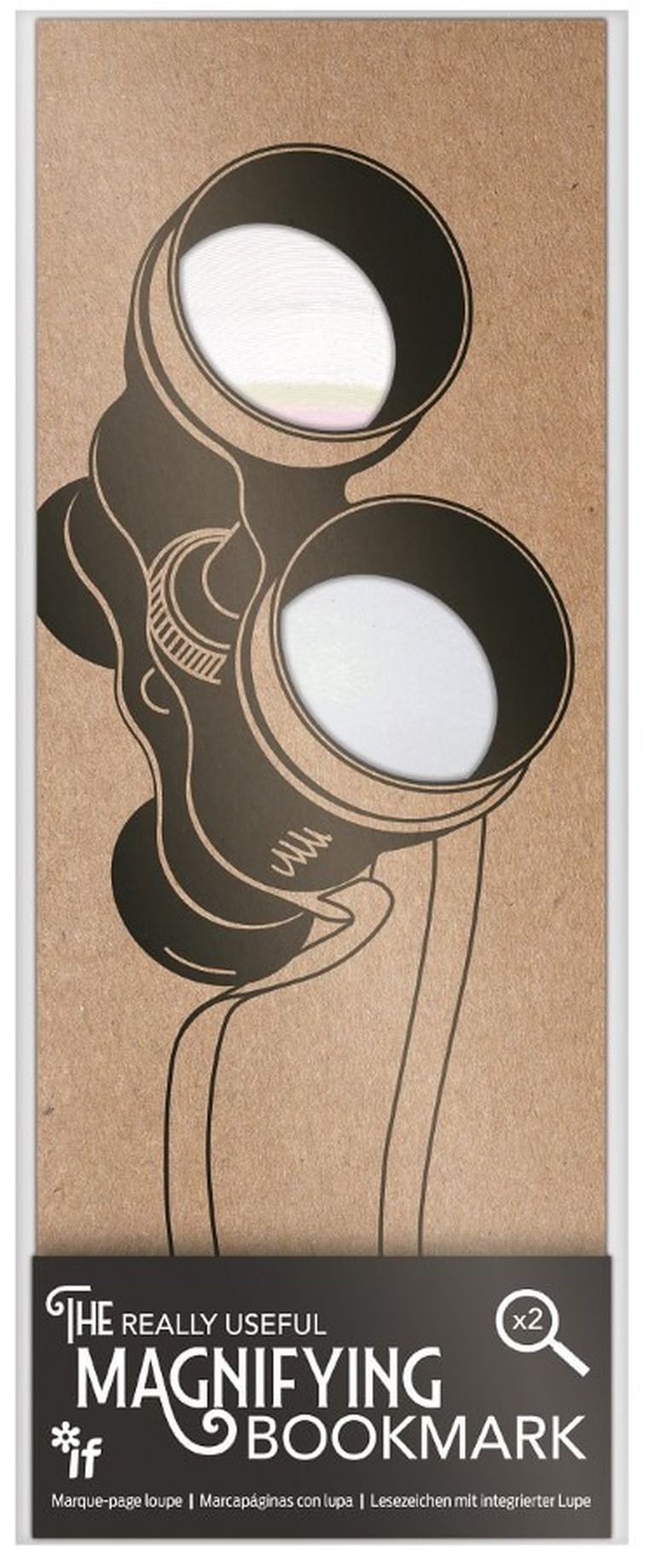 Magnifying Bookmark, zakładka do książki - lupa, Binoculars