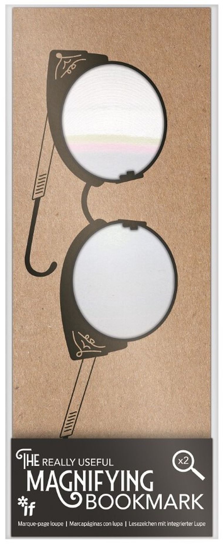 Magnifying Bookmark, zakładka do książki - lupa, Horn Rims