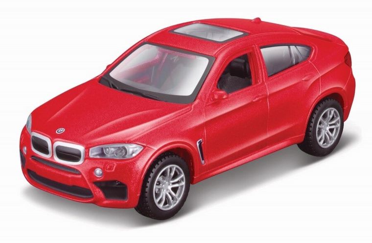 Maisto, BMW X6M, pojazd, czerwony