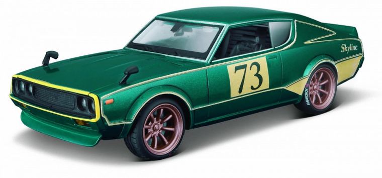 Maisto, Design Nissan Sky line 2000GT-R, model, zielony