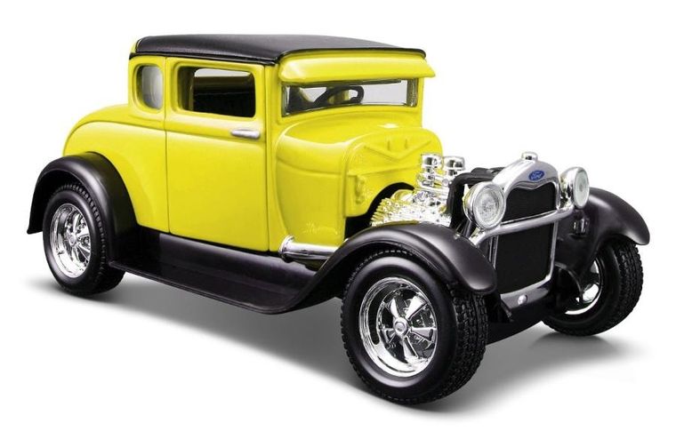 Maisto, Ford Model A 1929 1/24, model kompozytowy, żółty