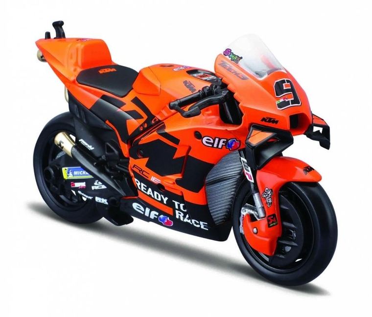 Maisto, Motocykl Tech3 KTM Factory racing 2021, metalowy model kolekcjonerski, 1:18