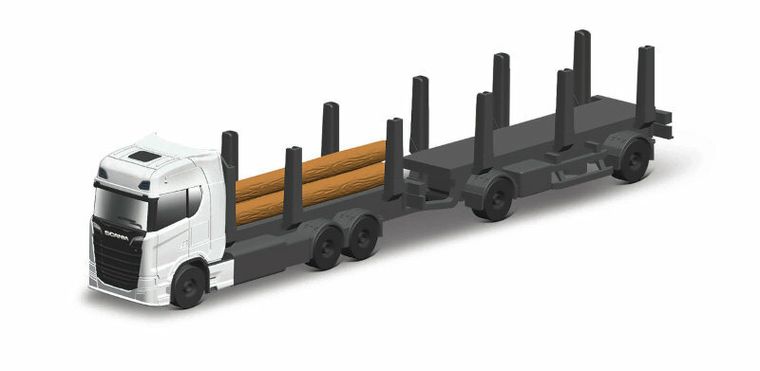 Maisto, Scania 770S, ciężarówka transporter drewna, model